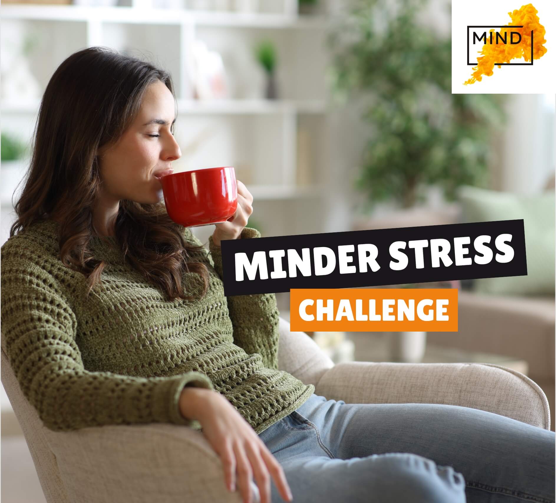 Meld je aan voor de 'Minder Stress challenge'. Doe ook mee! 