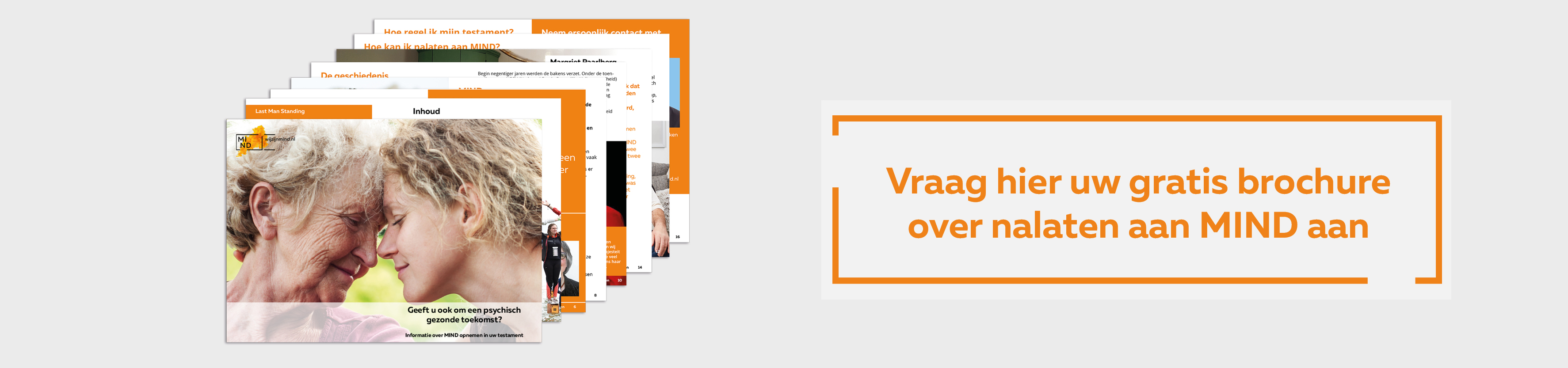 Vraag hier uw gratis brochure over nalaten aan MIND aan 