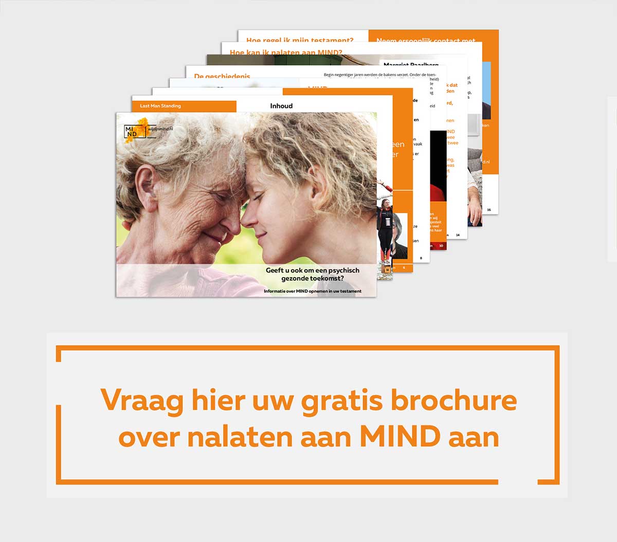 Vraag hier uw gratis brochure over nalaten aan MIND aan