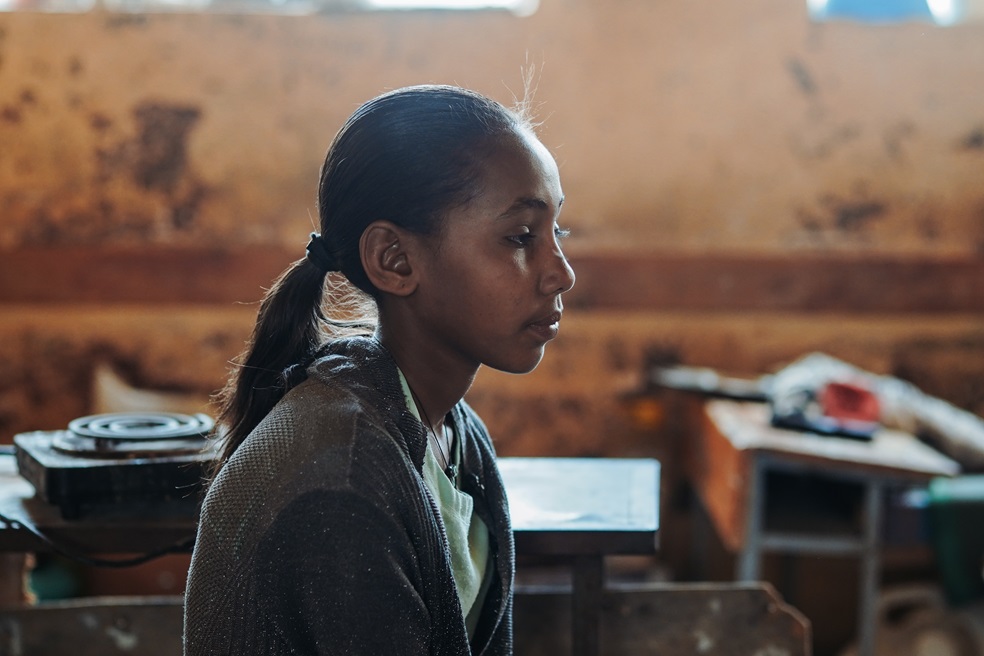 Yodit (15 jaar) in Ethiopië